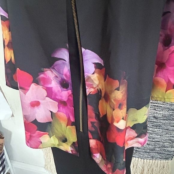 Ted Baker Cadie Cascading Floral Layered Tunic dress size 3 | W 6-8 - Picture 9 of 14